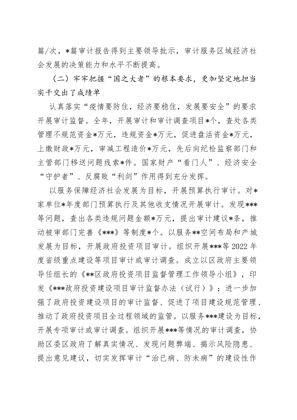 2022年度区审计局工作总结91_第2页